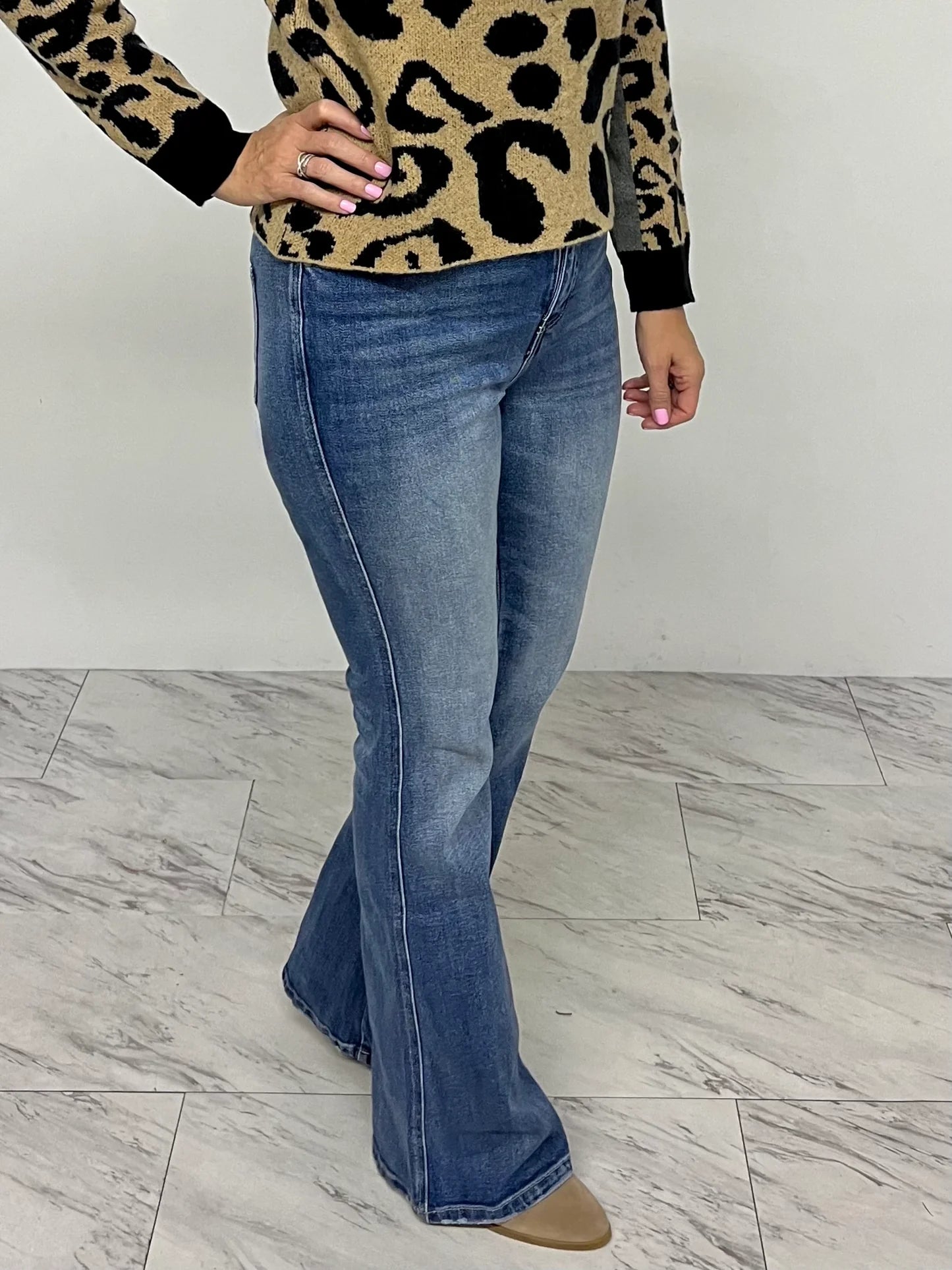 Wash Flare Denim